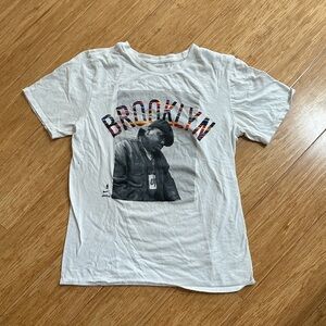 White Nike Brooklyn Graphic Men's T-Shirt